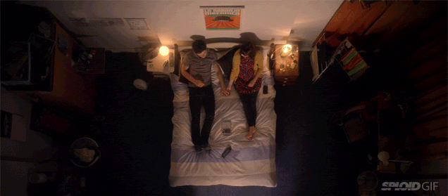 A Love Story Filmed Exclusively Looking Down On A Bed