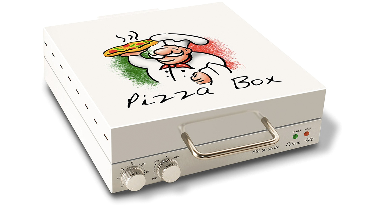The Pizza From This Box-Shaped Oven Is Always Hot And Gooey