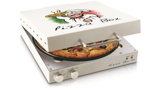 The Pizza From This Box-Shaped Oven Is Always Hot And Gooey
