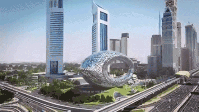 Dubai’s 3D-Printed Museum Of The Future Looks Like Hollywood