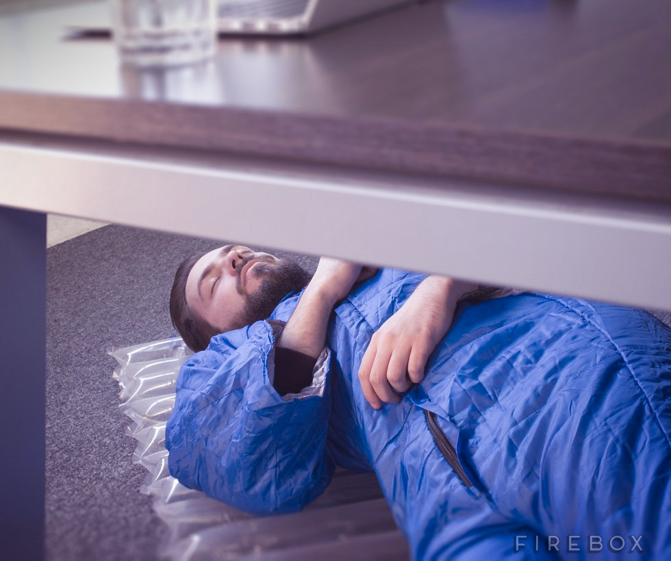 Emergency Nap Kit Has What You Need To Comfortably Sleep At Work