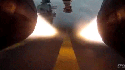 Cool Video Shows MiG-29 Fighter Jet Taking Off From Aircraft Carrier