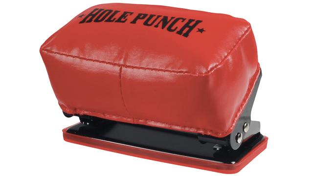 What Could Be More Satisfying Than Using This Punching Bag Hole Punch?