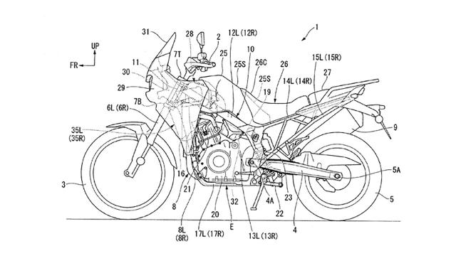 Honda Just Patented Its New Adventure Bike