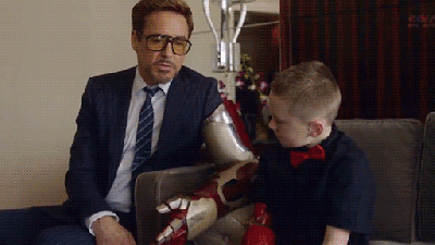 Robert Downey Jr Delivers Real Iron Man Bionic Arm To Armless Kid