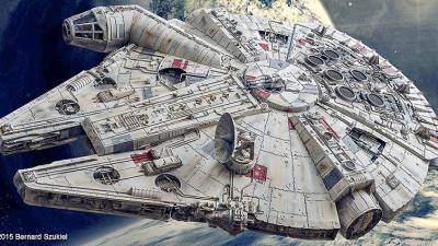 This Guy Spent 4 Years Making A Flawless Millennium Falcon Out Of Paper
