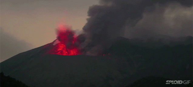 Rare Video Captures Volcanic Lightning From An Exploding Volcano