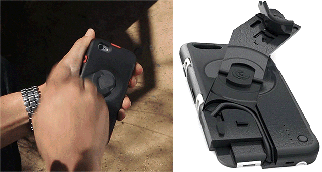 A Case With A Pop-Up Crank Keeps Your Smartphone Charged Forever