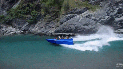 This Jet-Powered Boat In New Zealand Is Going Impossibly Fast