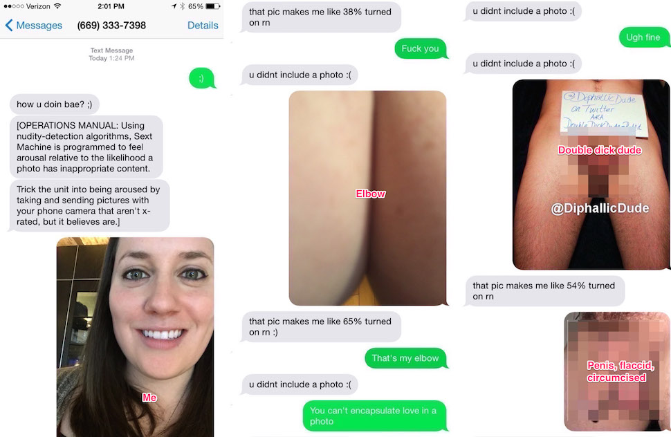 Trying To Arouse My New Sextbot Buddy [NSFW]