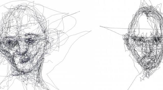 These Portraits Are Drawn Only With Eye-Tracking Software