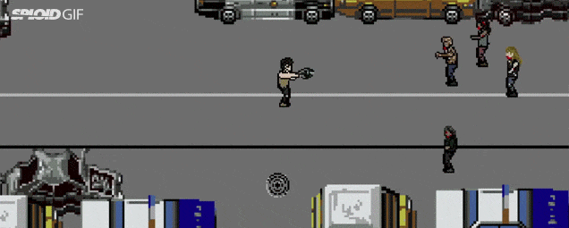 8-Bit Video Game Version Of The Walking Dead Is Still Gory As Hell