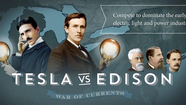 New Board Game Pits Tesla Against Edison, History’s Greatest Underdog