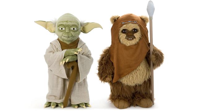 Life-Size Plush Versions Of Yoda And Wicket Are The Perfect Sidekicks