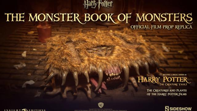 Continue Your Hogwarts Studies With A Monster Book Of Monsters Replica