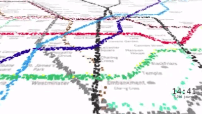 Watch A Single Day On The London Tube In Two Minutes