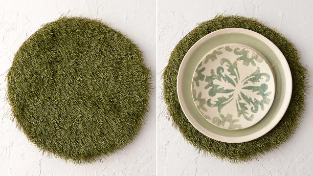 Every Meal’s A Picnic With Grass Placemats