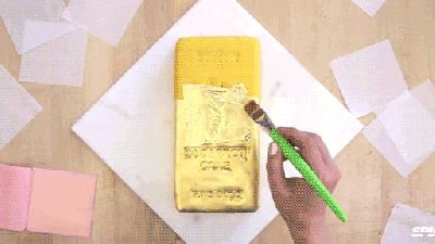 Making This ’24 Carrot’ Gold Cake Is Pure Alchemy