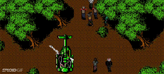 More Video Game Zombie Gore From An 8-Bit Version Of The Walking Dead 