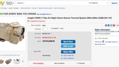 Missing Restricted Military Gear Keeps Popping Up For Sale On Ebay