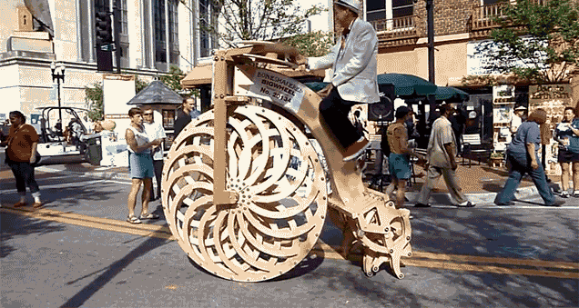 This Giant Rolling, Walking Bike Can Probably Tackle Any Terrain