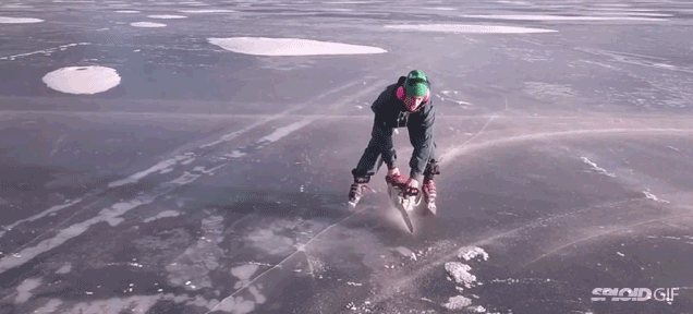 Chainsaw Ice Skating Looks Both Fun And Insanely Dangerous