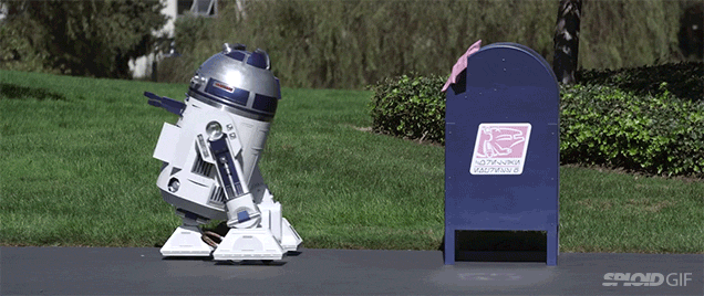 Short Film: R2-D2 Adorably Falls In Love With A Blue Mailbox