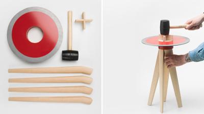 Assembling This Stool Could Drive A Wedge Between You And It
