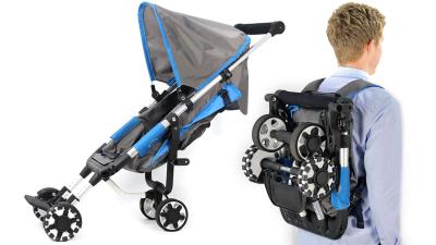 Clever Backpack Stroller Is Always At The Ready, Never In The Way