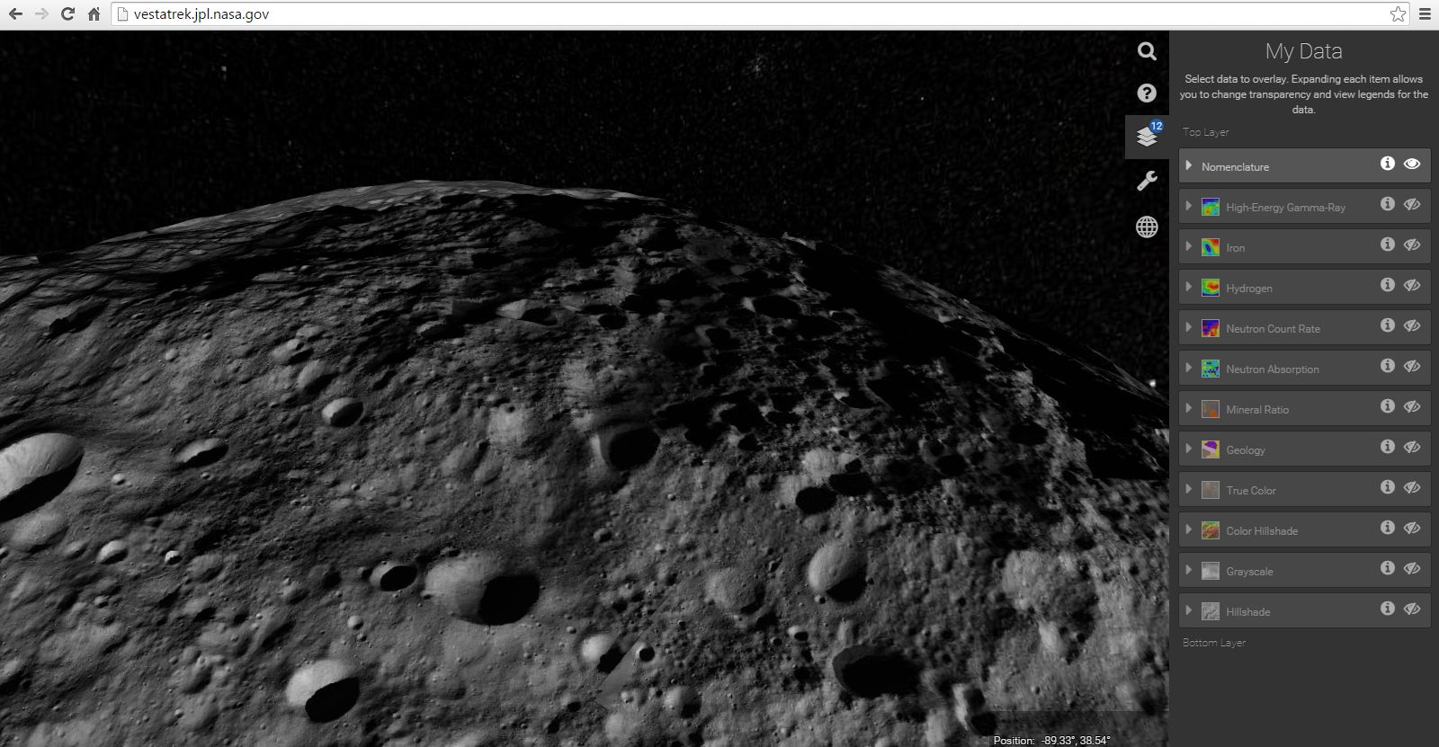 Now You Can Fly Around Asteroid Vesta And Explore Every Crevice 