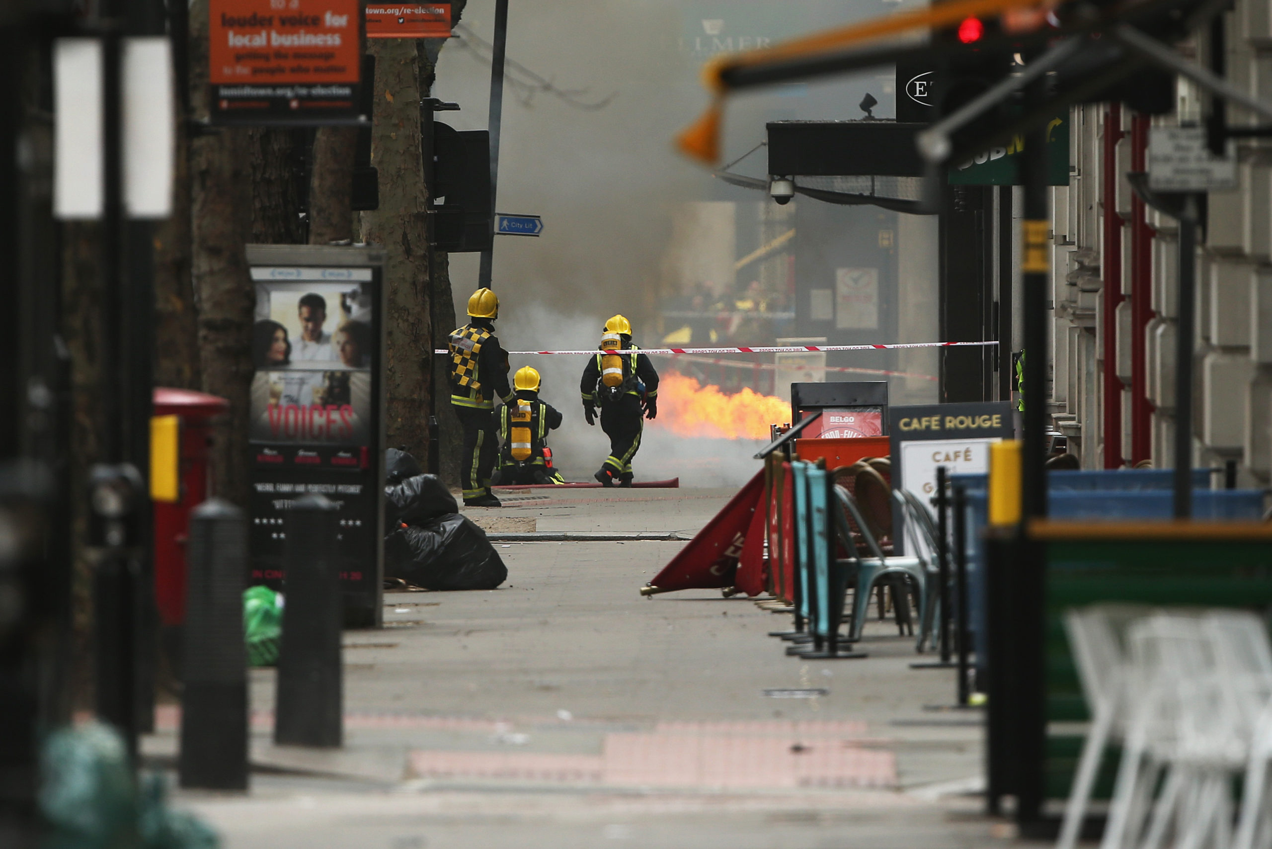 A Fire Has Raged Beneath London For 24 Hours Straight