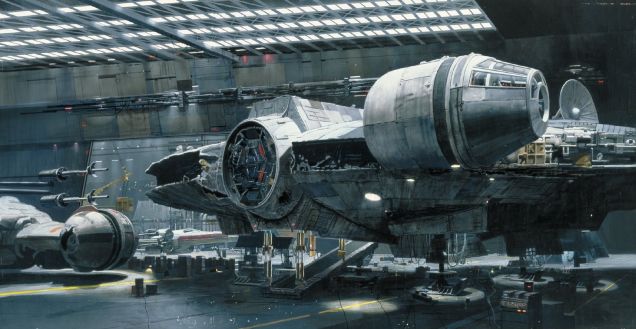 The Awesome Paintings Of Star Wars Matte Painter Frank Ordaz