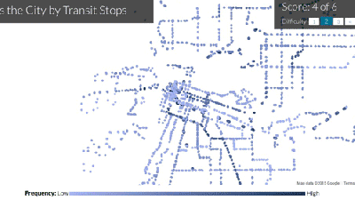 Can You Guess A City By Its Transit Stops Alone?
