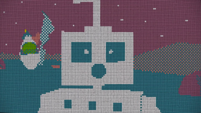 A Robot Love Story Built Of A Thousand Rubik’s Cubes