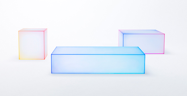 These Frosted Neon Tables Will Bring Out Your 80’s Nostalgia
