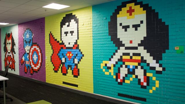 This Guy’s Office Post-It Murals Put The Rest Of Us To Shame