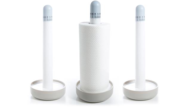 A Kitchen Timer Atop A Paper Towel Holder Will Never Go Missing