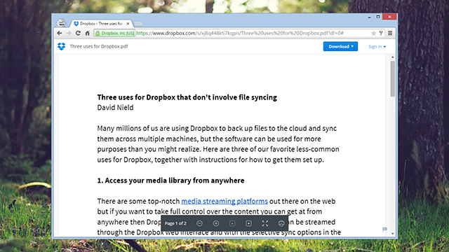 Three Uses For Dropbox That Don’t Involve File Syncing 