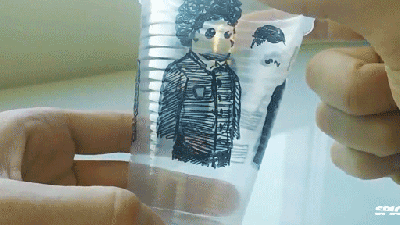 A Clever Cup Trick That Will Make You Want To Play Dress-Up Again
