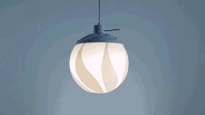 This Lamp Opens Like A Blossoming Flower To Cast More Light