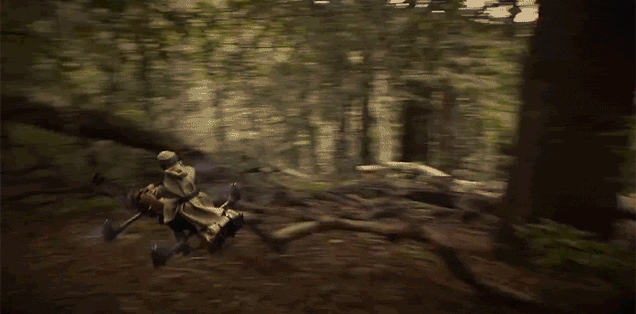 Watch A Pair Of Quadcopter Speeder Bikes Race Through A Redwood Forest