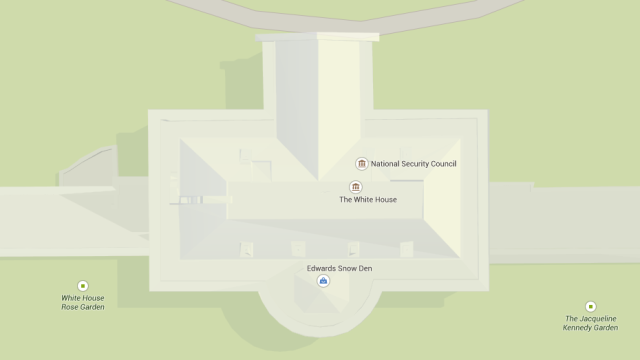 Google Maps Currently Shows ‘Edwards Snow Den’ Shop At The White House