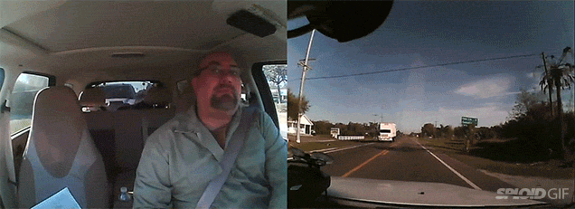 Dash Cam Reveals The Human Bouncing That Happens Inside A Car Crash