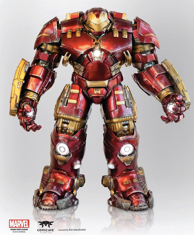 This 1.2m Tall Animated Iron Man Hulkbuster Figure Is A Masterpiece