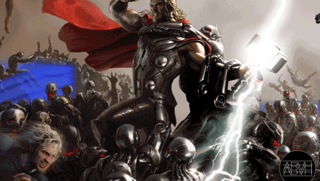 The Avengers: Age Of Ultron Poster Animated In A Neat Infinite GIF