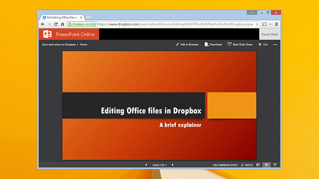 Edit Office Documents From Inside The Dropbox Website
