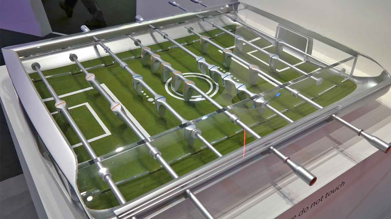 Ford Designed A Sleek Futuristic Foosball Table With Actual Grass Turf