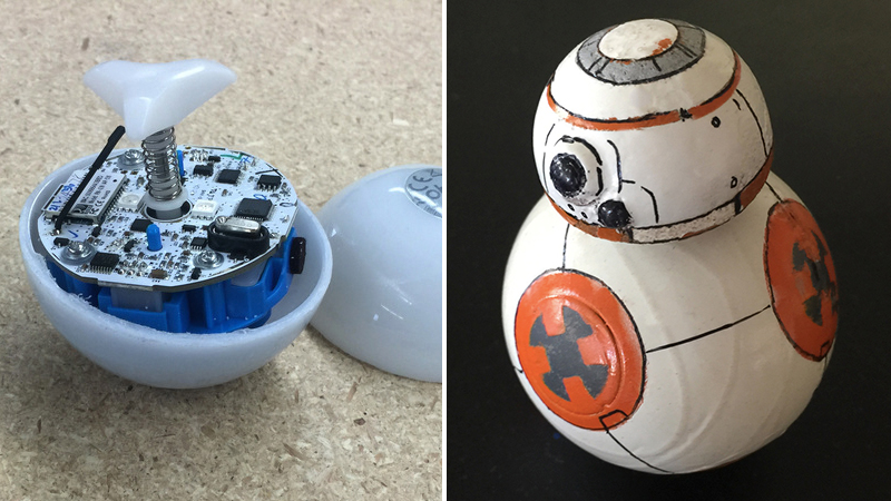 Some Genius Made A Tiny Working Replica Of The Force Awakens’ BB-8 Droid