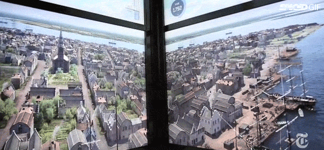 Stunning Elevator Ride Up One World Trade Center Shows 515 Years Of NYC
