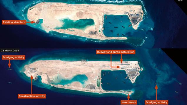 China Is Turning A Remote Reef Into An Artificial Island With A Runway